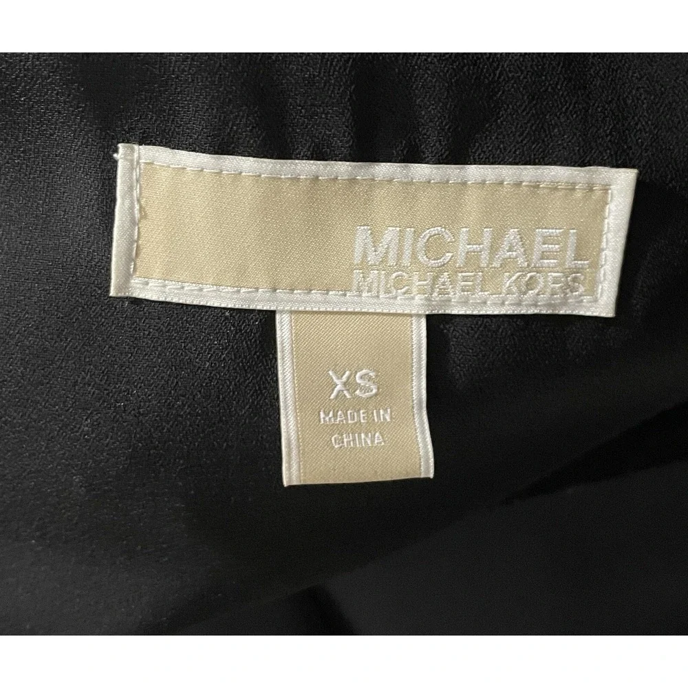 michael michael kors womens ombre Metalic sequence and feather dress size XS